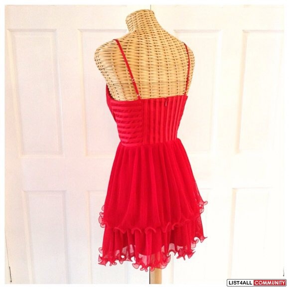 Marciano Red Ballerina Tulle Bustier Corset - Picture 5 of 7